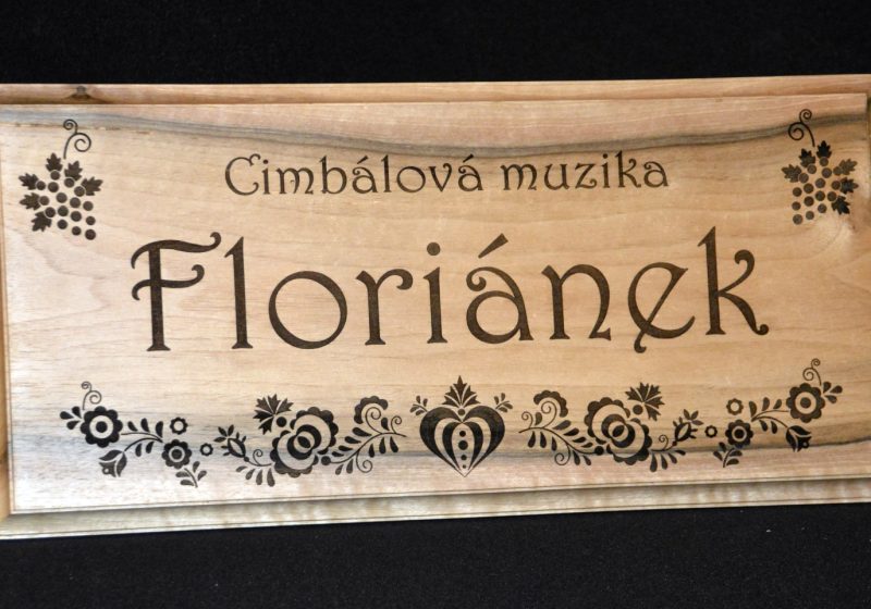 Deska na cimbál - CM Floriánek