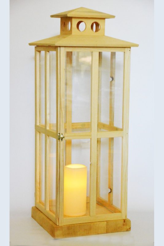 Lampa velká, povrchová úprava přírodní