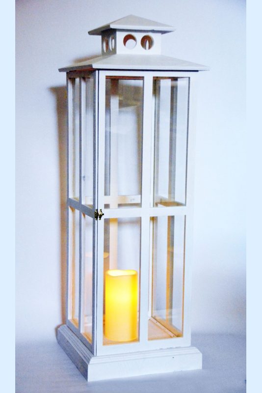 Lampa velká, povrchová úprava bílá
