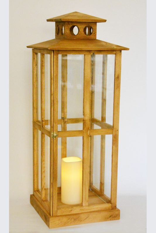 Lampa velká, povrchová úprava medová